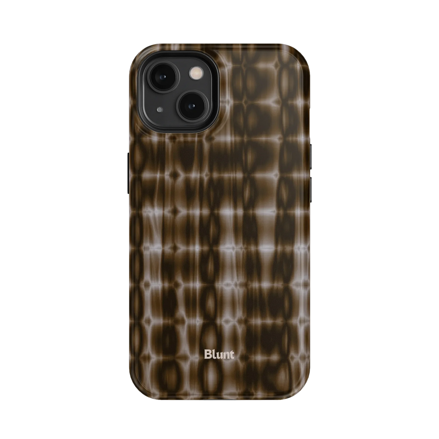 Brown Ripple iPhone Case
