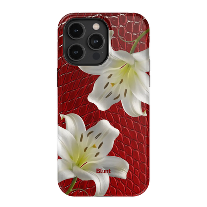 Crimson Lily iPhone Case