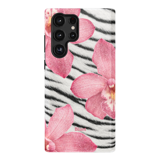 Striped Blossom Samsung Case