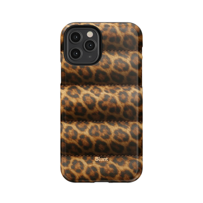 Cheetah Puffer iPhone Case