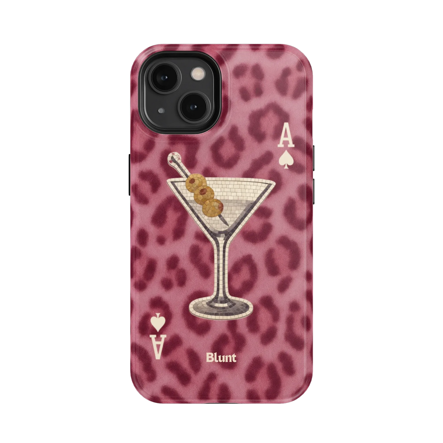 Pink Cheetah Dirty Martini iPhone Case