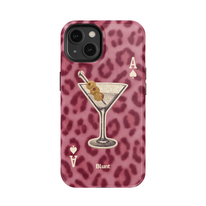 Pink Cheetah Dirty Martini iPhone Case