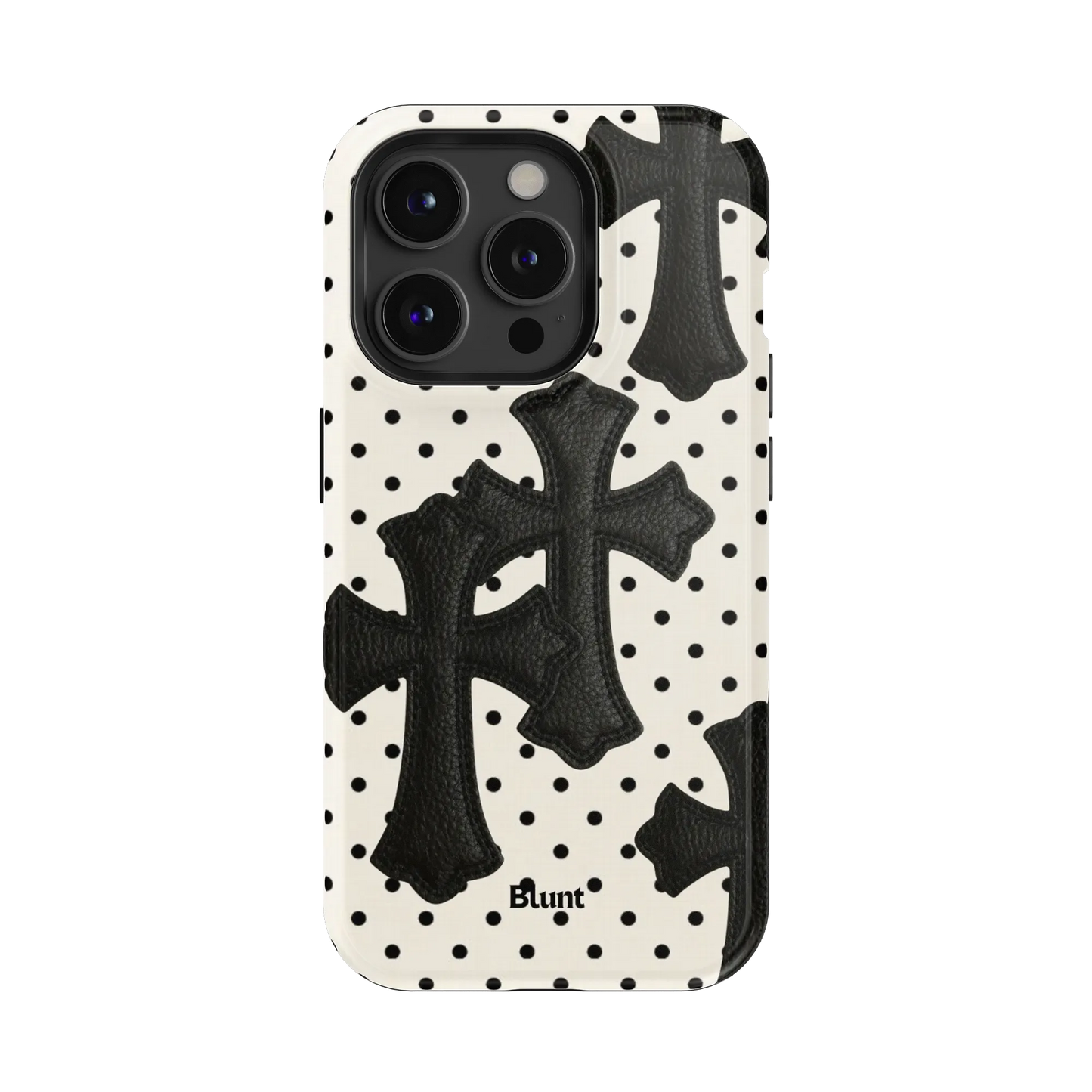 Noir Crosses iPhone Case