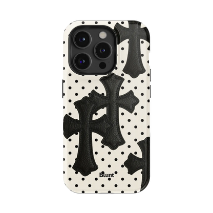 Noir Crosses iPhone Case