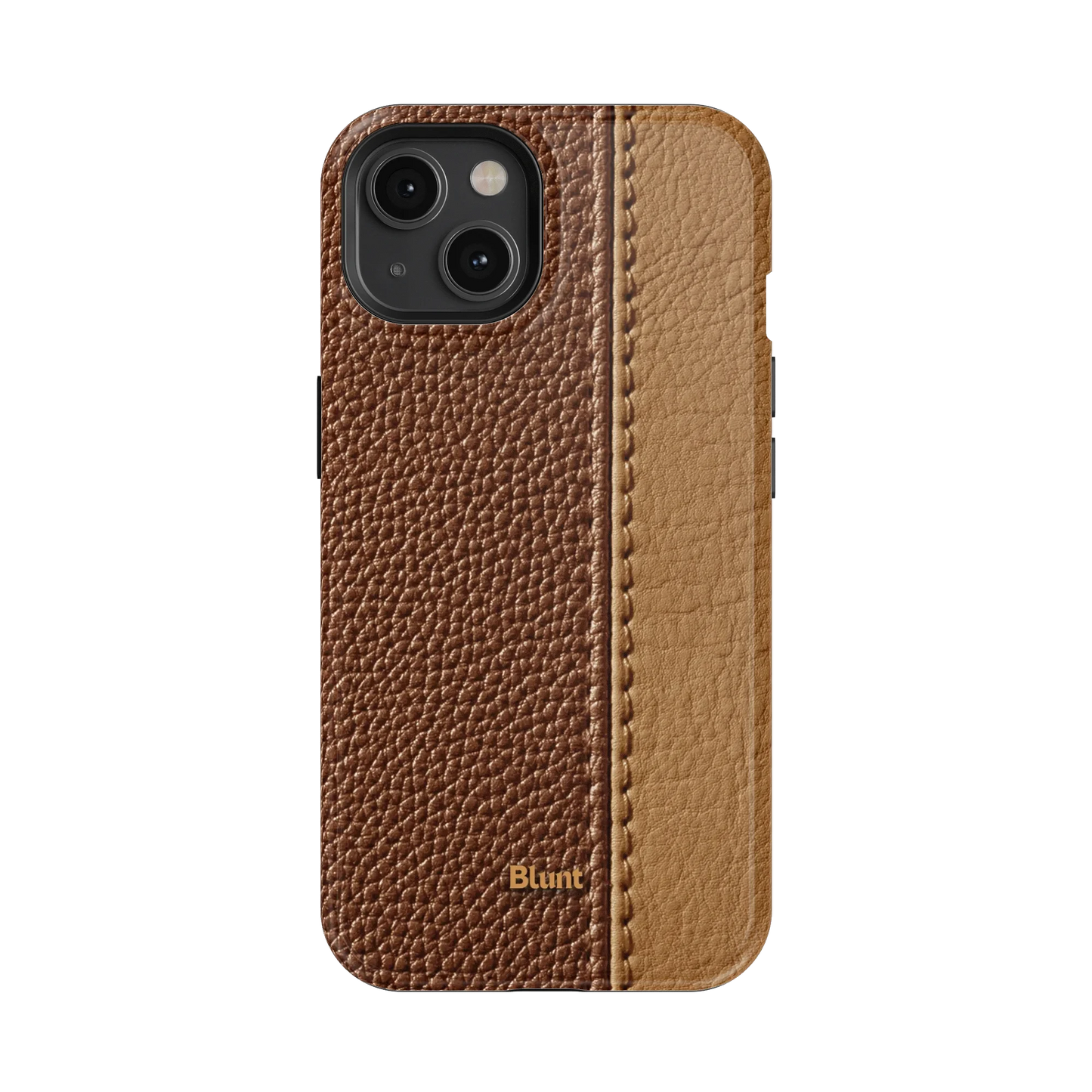 Two-Tone Walnut iPhone Case
