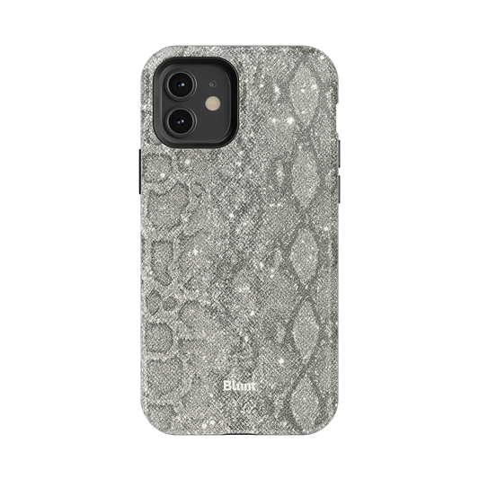 Silver Python iPhone Case