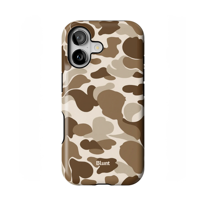 Brown Camo iPhone Case