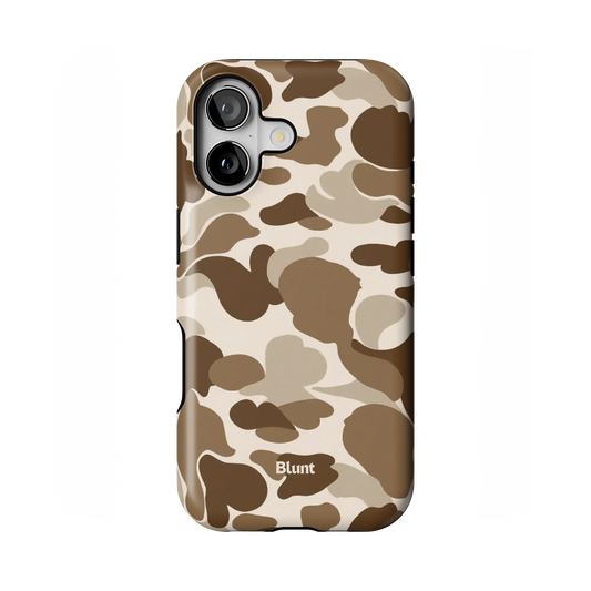 Brown Camo iPhone Case