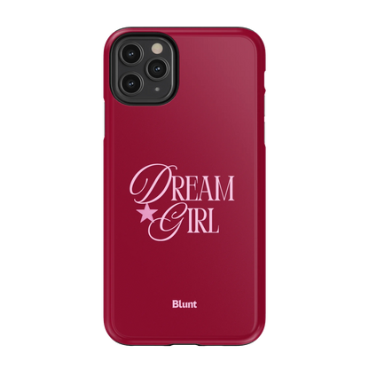 Dream Girl Maroon iPhone Case