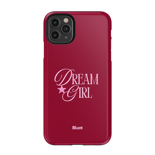 Dream Girl Maroon iPhone Case