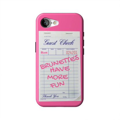 Brunettes-Have-More-Fun-iphone-case-iPhone 17 E-1