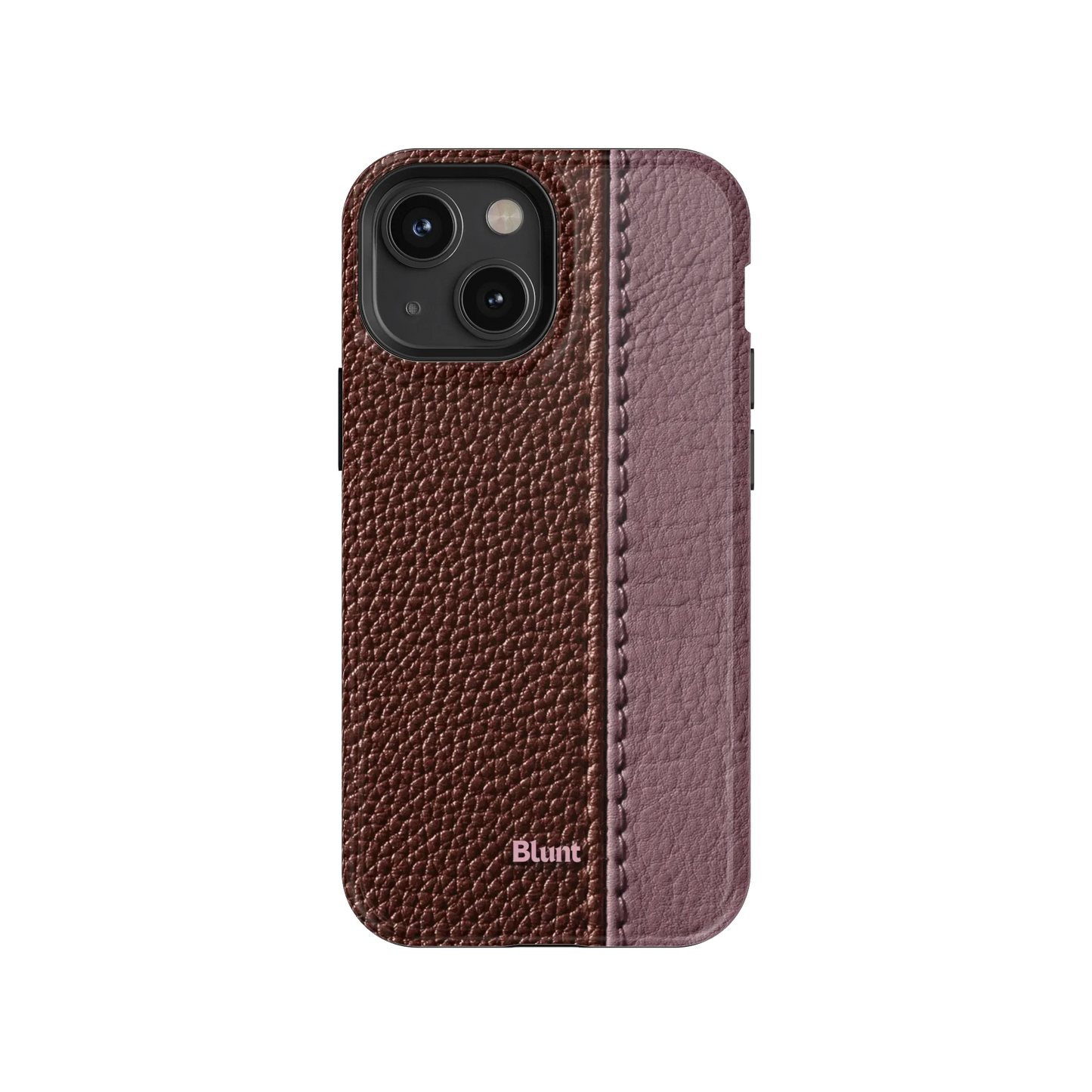 Maroon Grain iPhone Case