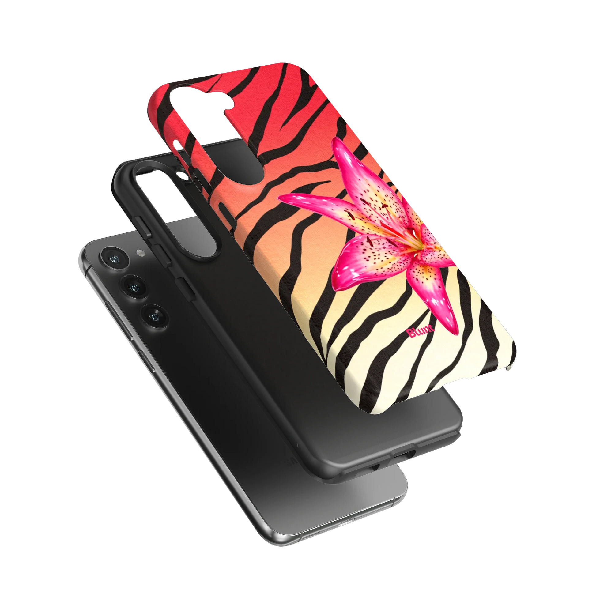 Striped-Lilly-samsung-case-Galaxy S23 Plus-3