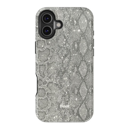 Silver Python iPhone Case