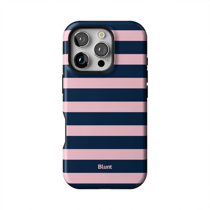 Blueberry-Blush-Stripe-iphone-case-iPhone 16 Pro-1