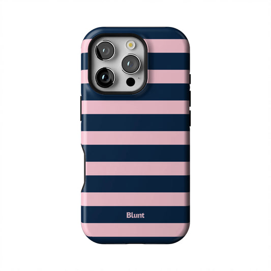 Blueberry-Blush-Stripe-iphone-case-iPhone 16 Pro-1