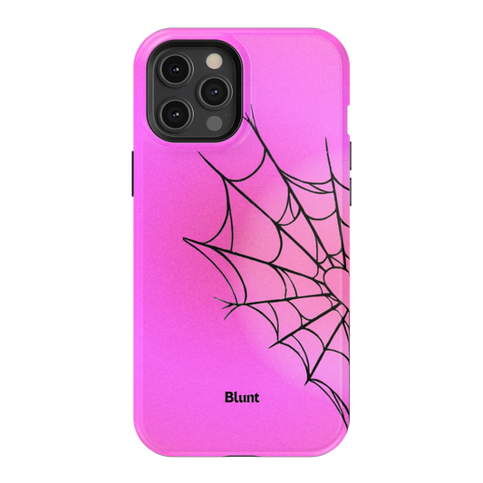 Pink Web iPhone Case