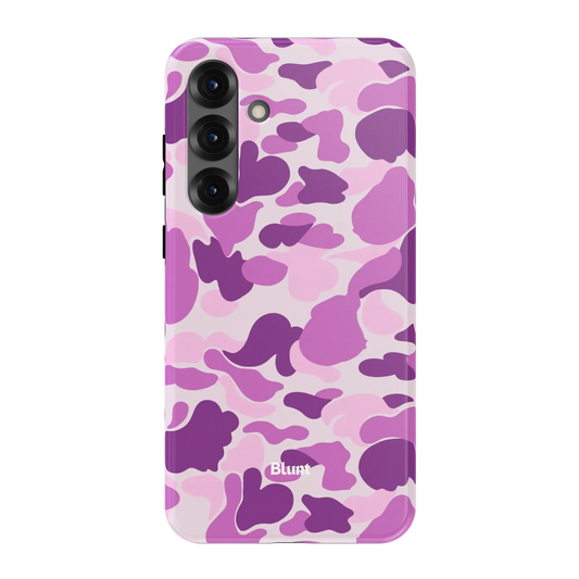 Purple Camo Samsung Case