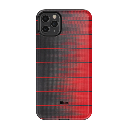 Crimson Stripe iPhone Case