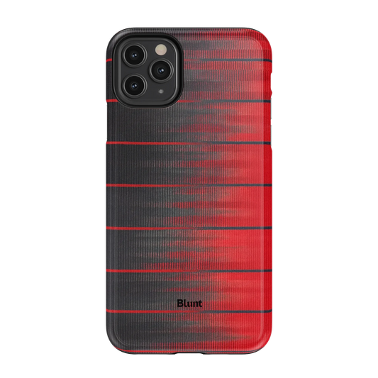 Crimson Stripe iPhone Case