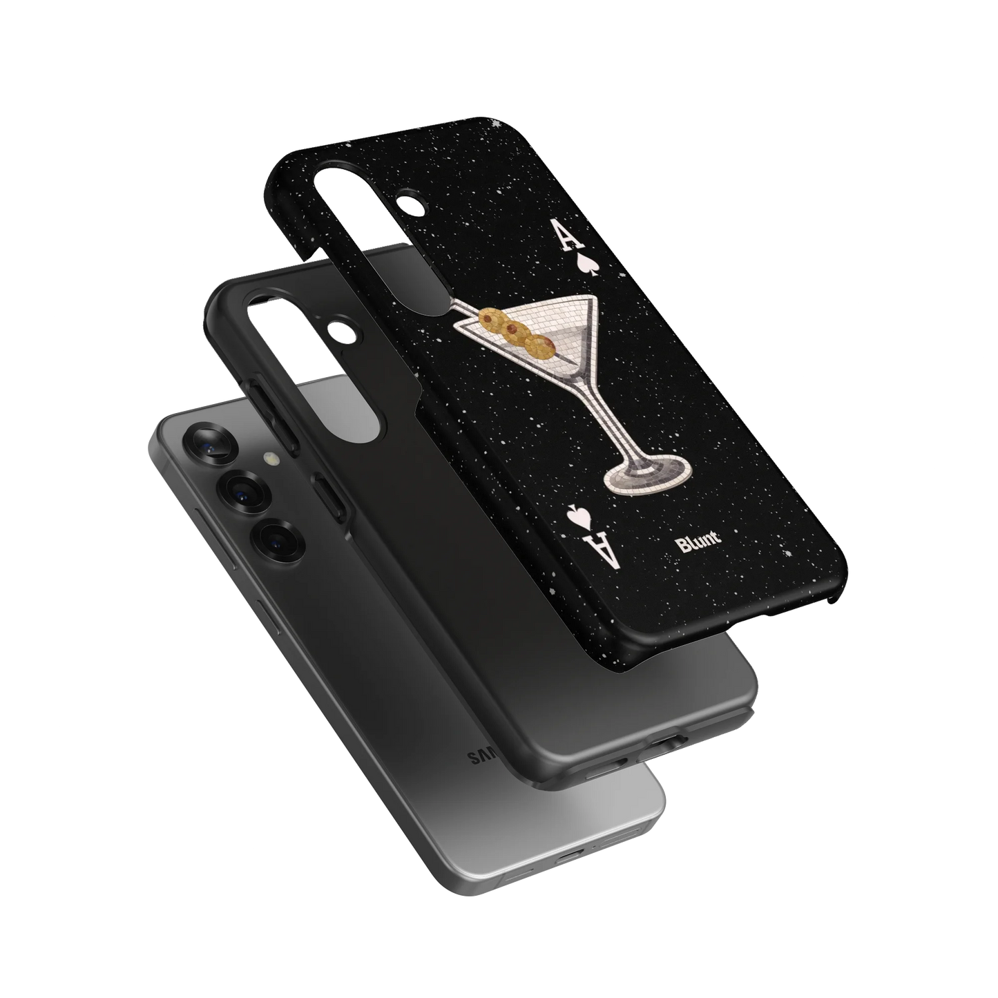 Black Dirty Martini Samsung Case