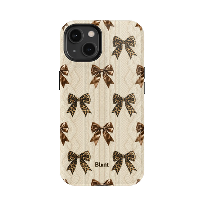 Cheetah Knit iPhone Case
