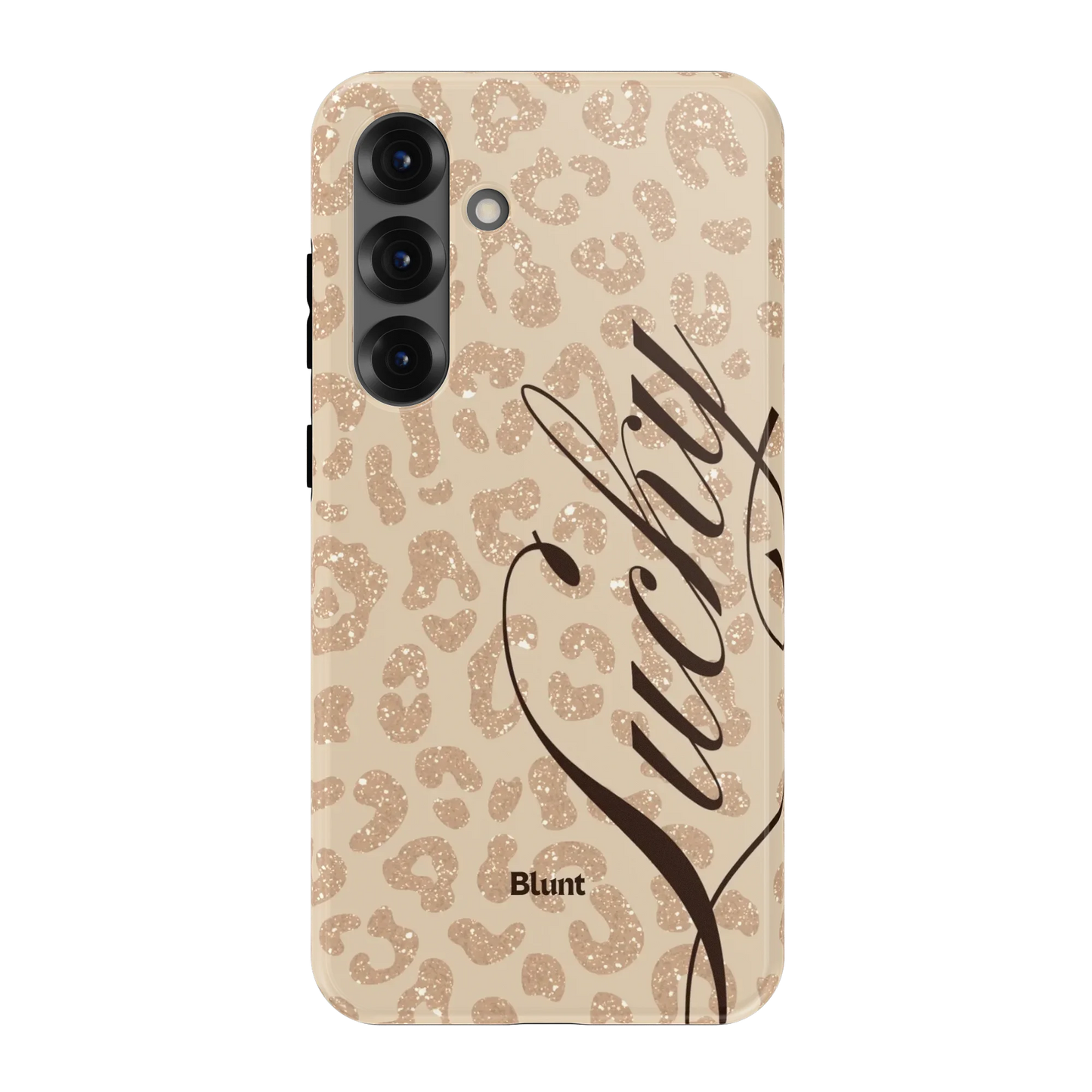 Cream Cheetah Lucky Samsung Case