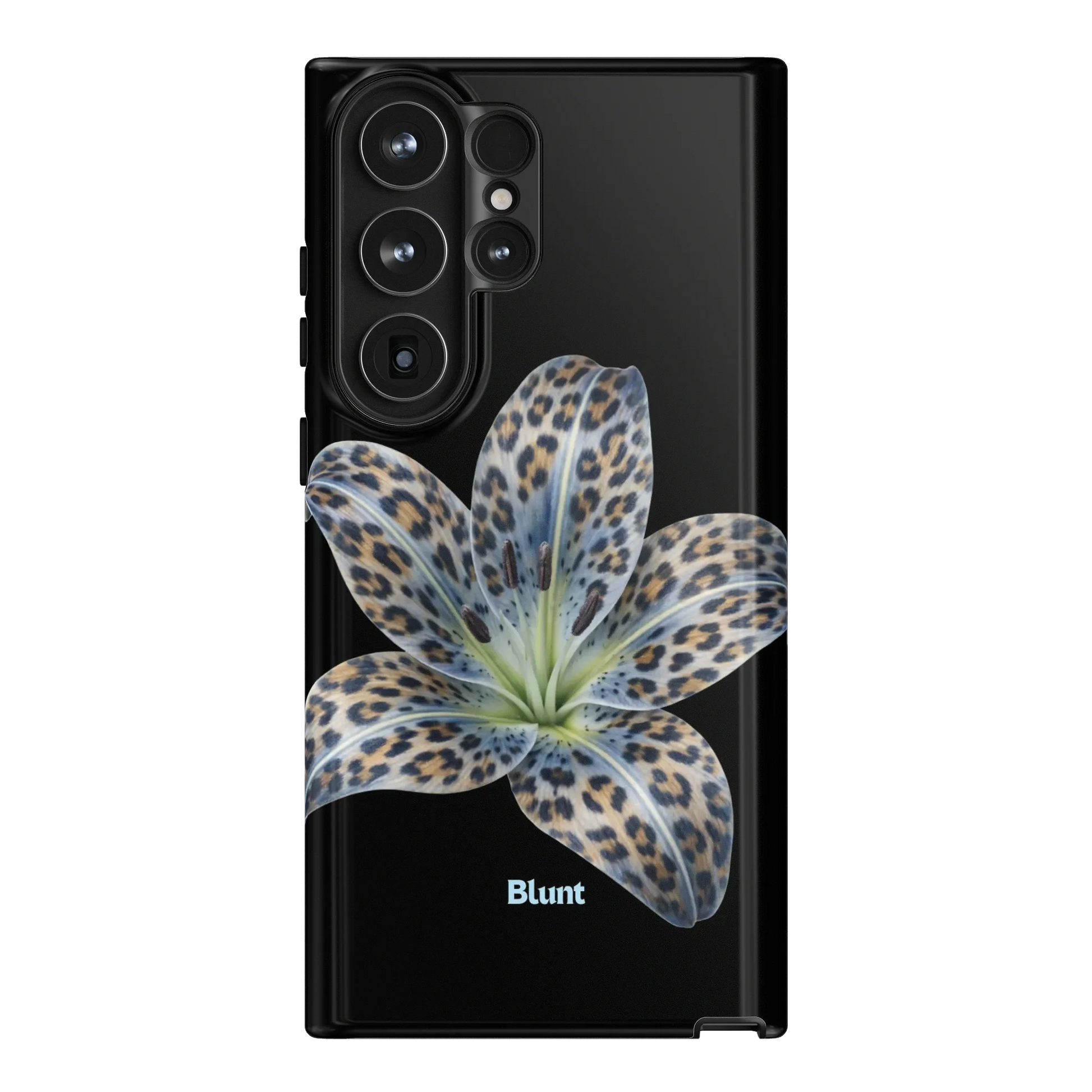 Blue-Leopard-Bloom-samsung-case-Galaxy S23 Ultra-1