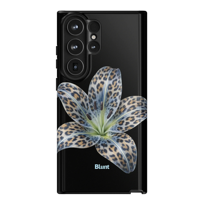 Blue-Leopard-Bloom-samsung-case-Galaxy S23 Ultra-1