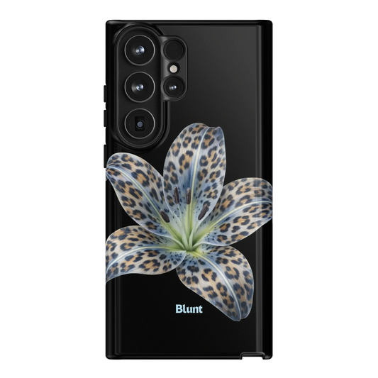 Blue-Leopard-Bloom-samsung-case-Galaxy S23 Ultra-1