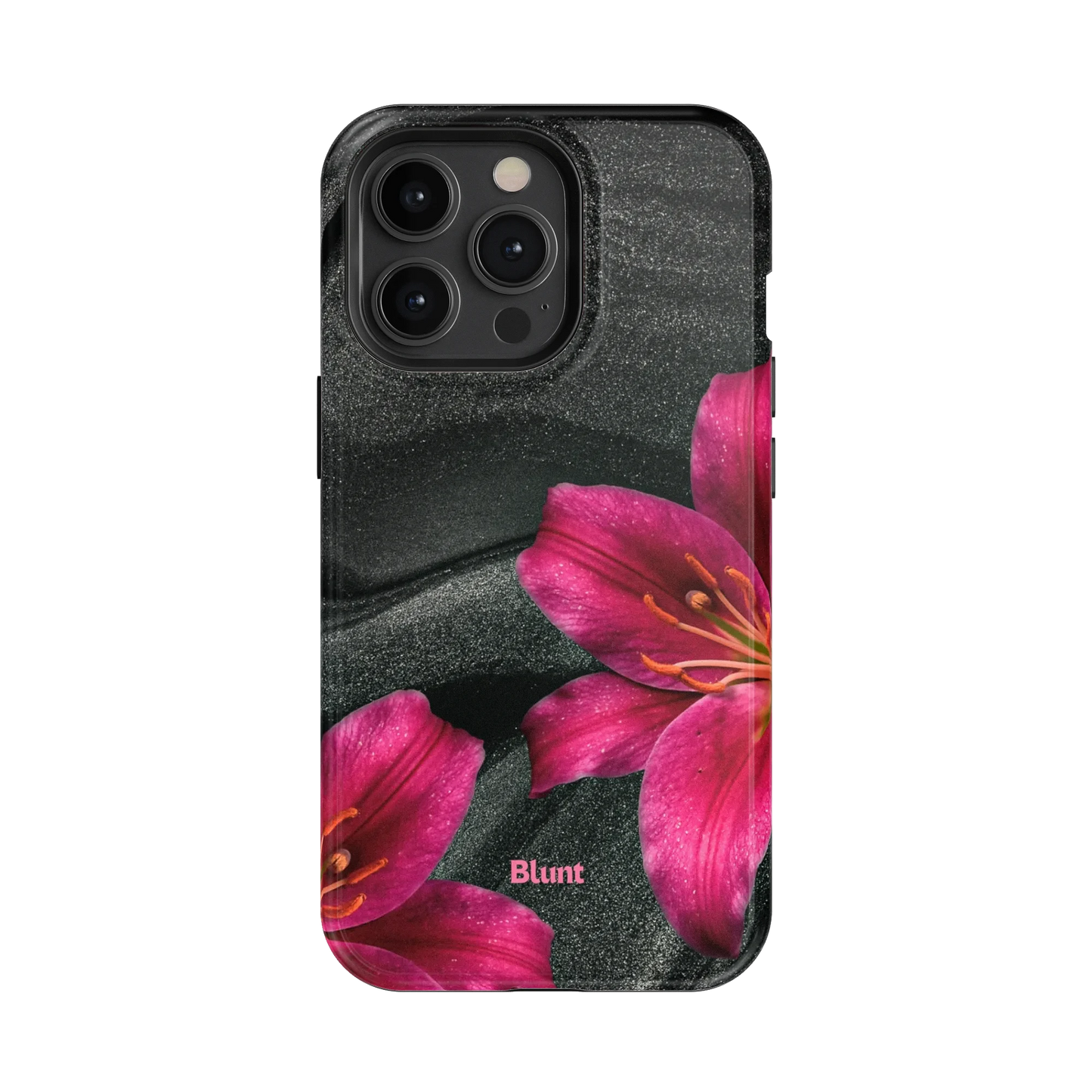 Midnight Petals iPhone Case