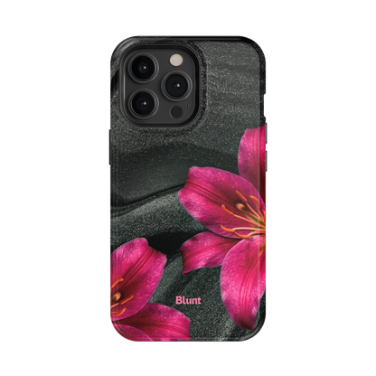 Midnight Petals iPhone Case