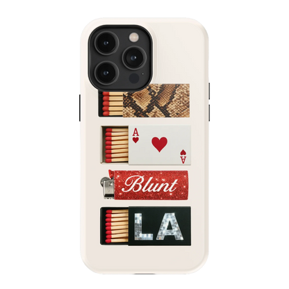 Cream Match iPhone Case