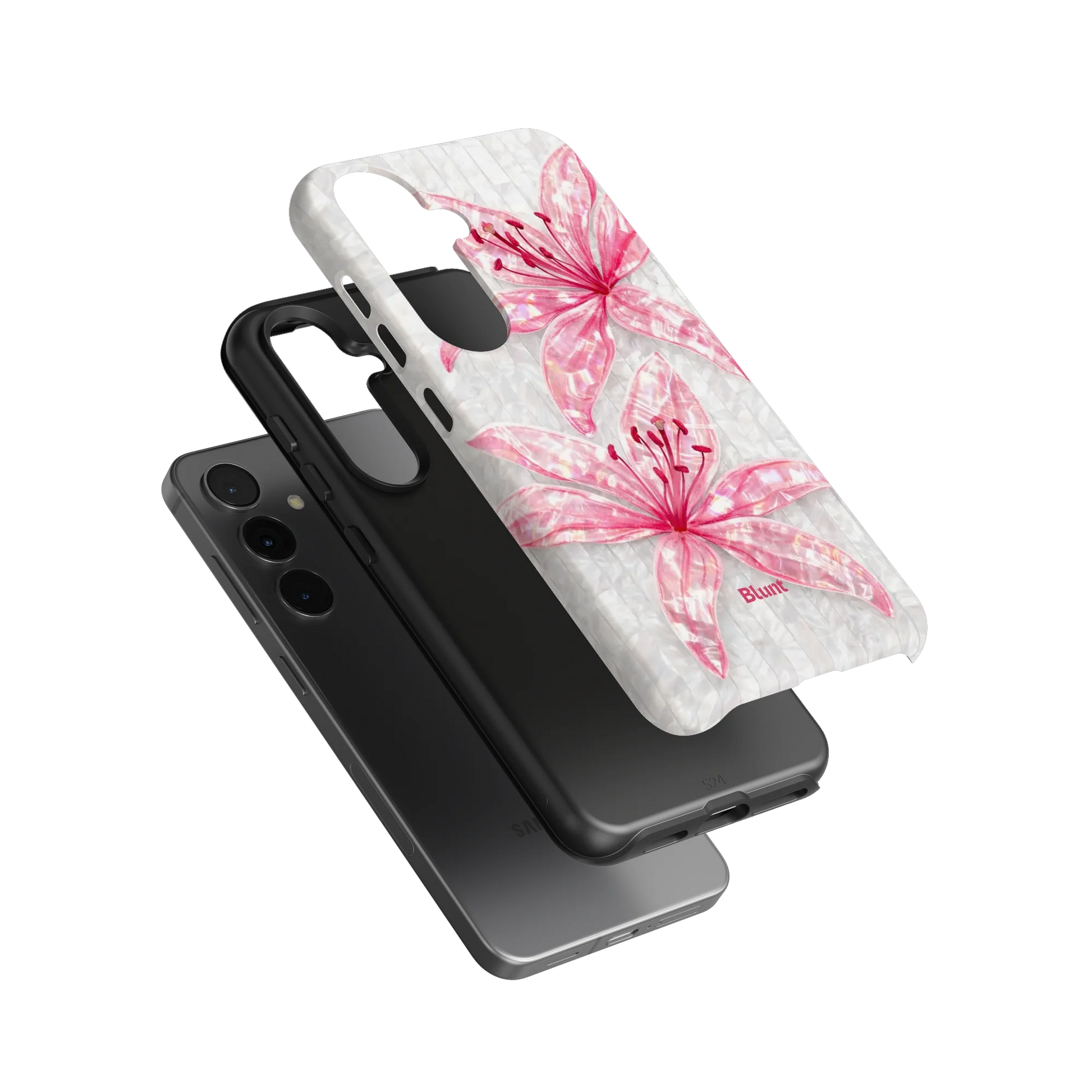 Pink-Floral-Luster-samsung-case-S24-3