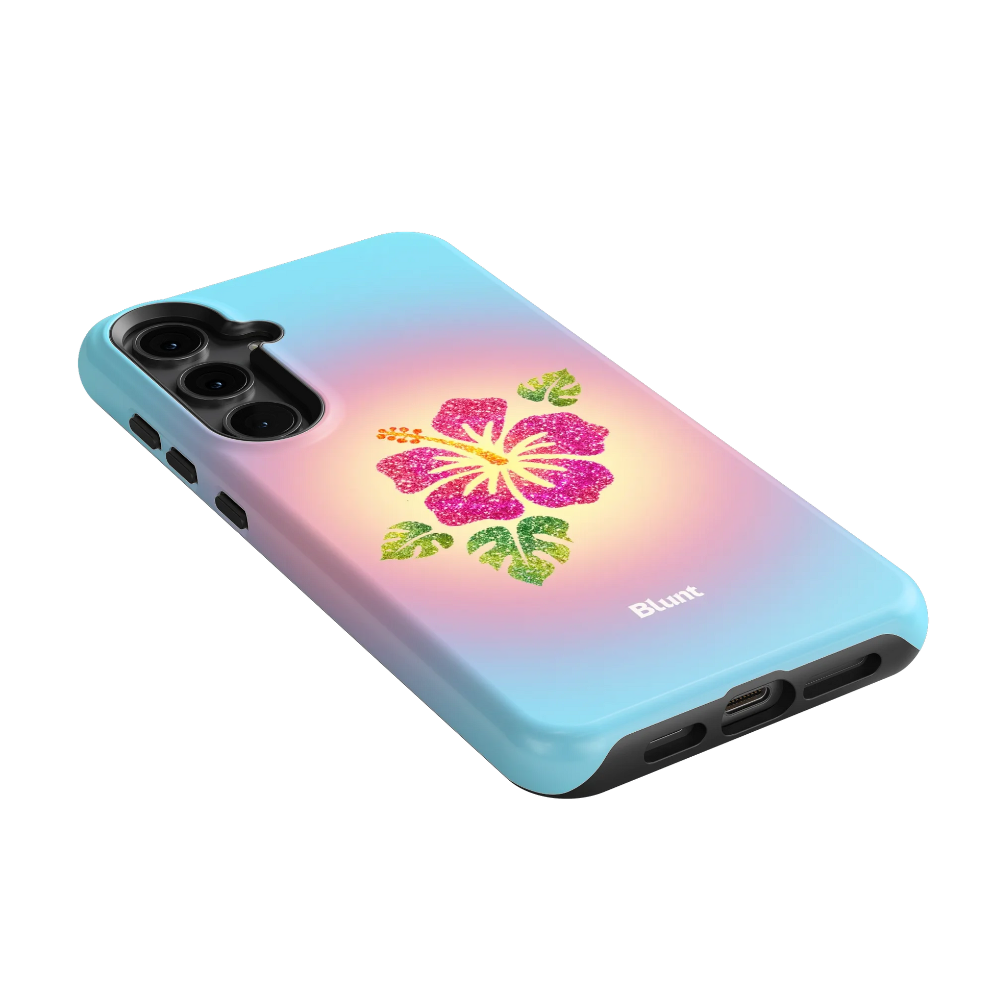 Hibiscus-Glow-samsung-case-Galaxy S24 Plus-2