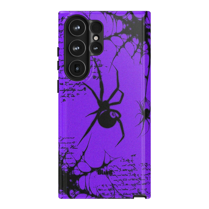Violet Script Samsung Case