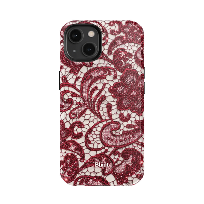 Crimson Lace iPhone Case
