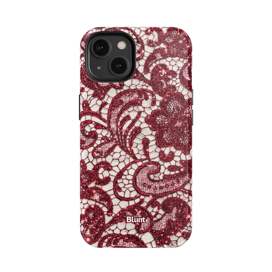 Crimson Lace iPhone Case