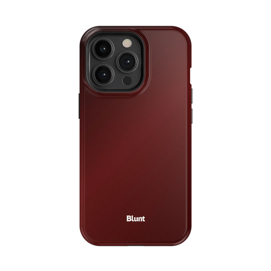 Oxblood iPhone Case