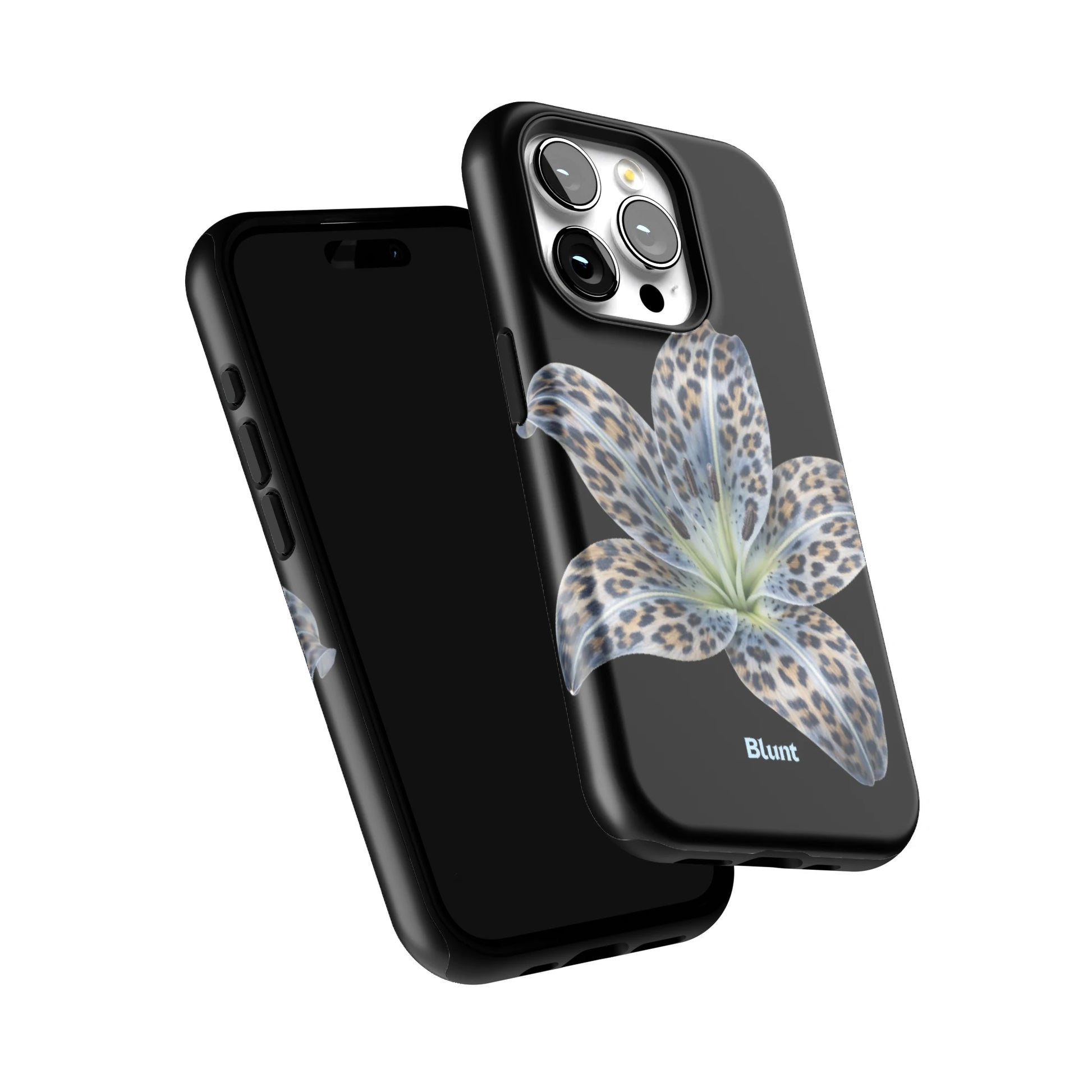 Blue-Leopard-Bloom-iphone-case-iPhone 15 Pro-5