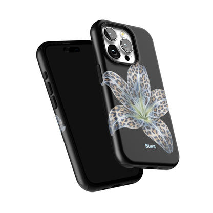 Blue-Leopard-Bloom-iphone-case-iPhone 15 Pro-5