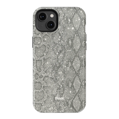 Silver Python iPhone Case