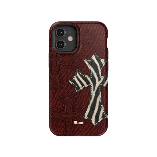 Zebrascale Cross iPhone Case