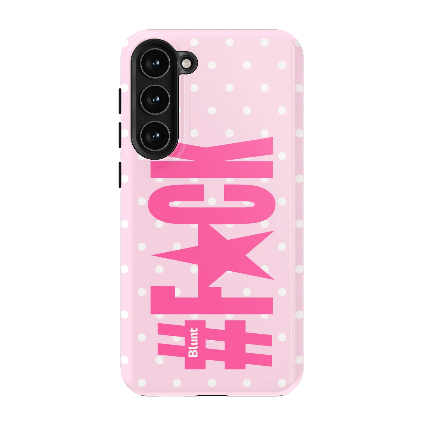 Pink Polka Riot Samsung Case