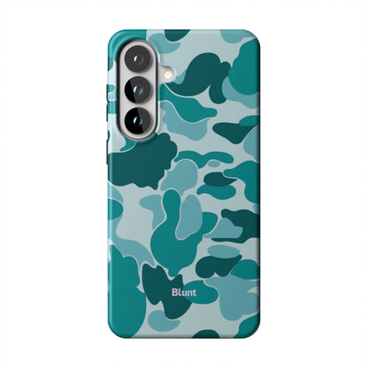 Aqua Camo Samsung Case