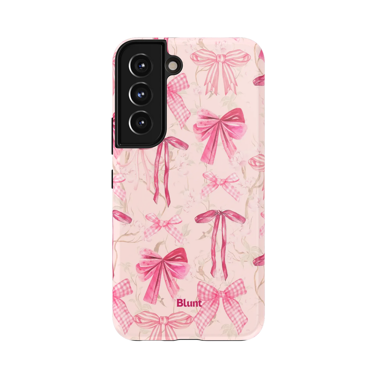 Ribboned Up Samsung Case: pink bows on a soft pink background