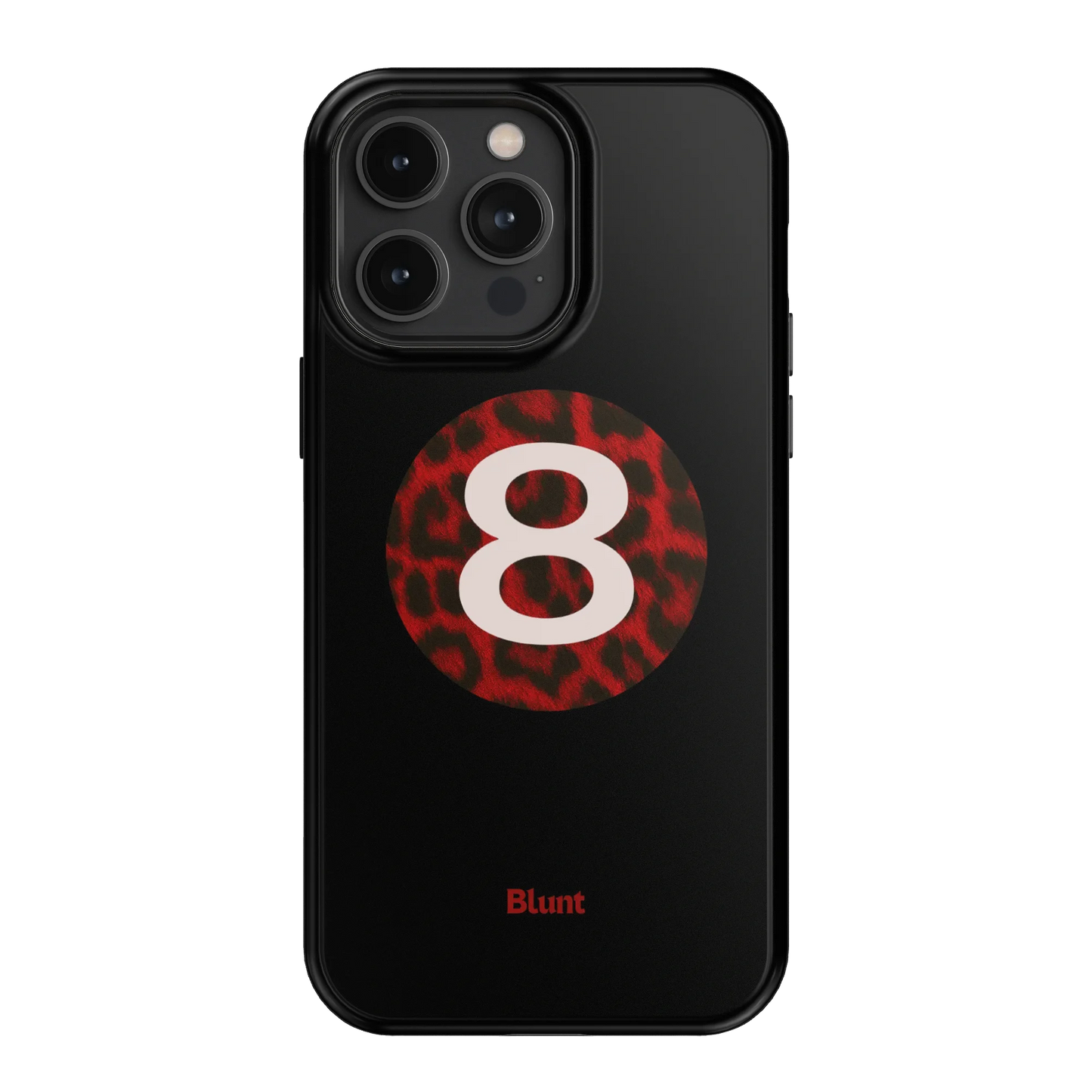 Red Cheetah Magic 8 iPhone Case