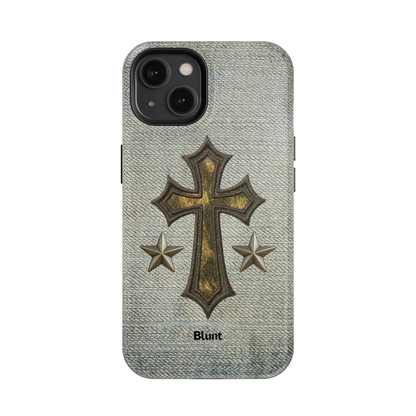 Denim Faith iPhone Case