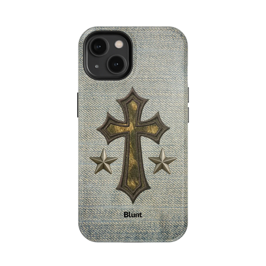 Denim Faith iPhone Case