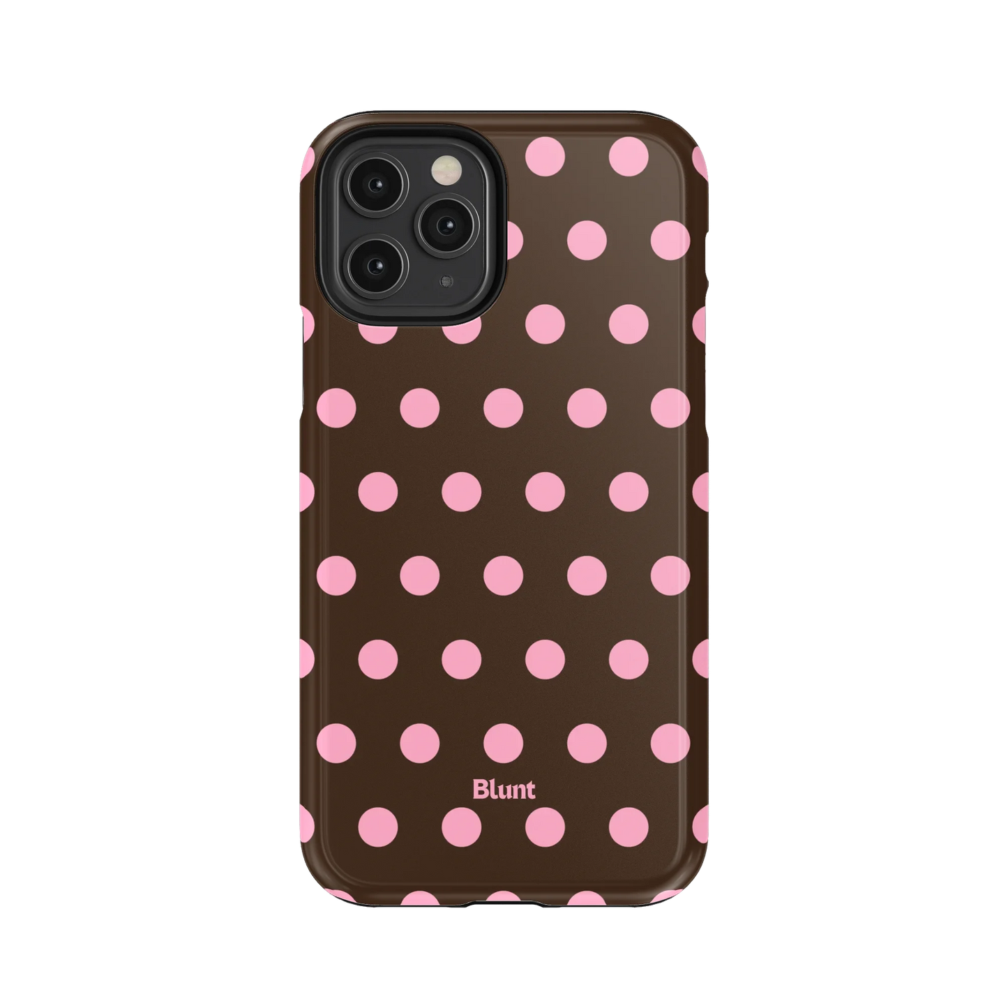 Chocolate Polka iPhone Case